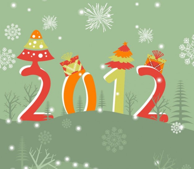 Christmas new Holiday year illustration about Christmas card New Year